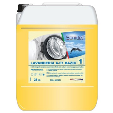 LAVANDERIA A-01 BAZIC - Detergent lichid alcalin concentrat