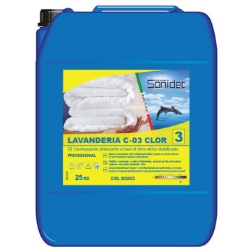 LAVANDERIA C-03 CLOR - Detergent pe bază de Clor Activ stabilizat