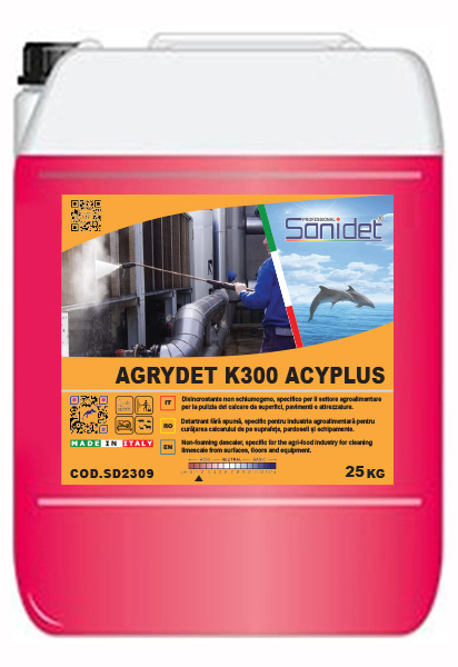 AGRYDET K300 ACYPLUS / Detartrant acid, fără spumă, pentru industria alimentară.
