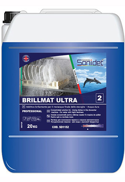 BRILLMAT ULTRA Apă cu duritate mare 24°F > 50°F