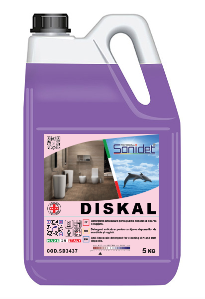 DISKAL HC / Detergent concentrat parfumat pentru curăţarea calcarului și a ruginei