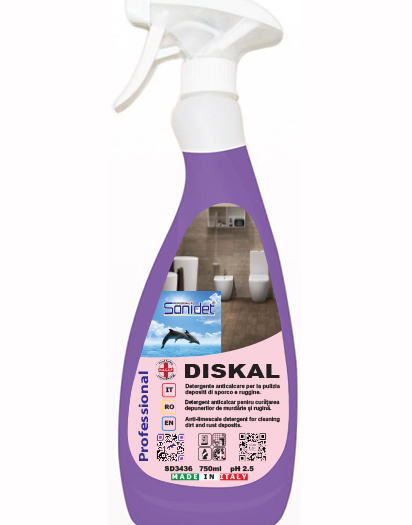 DISKAL – Detergent concentrat parfumat pentru curăţarea calcarului și a ruginei