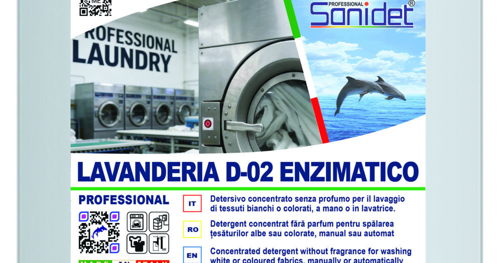 D-02 ENZIMATICO Detergent complet pentru spălarea rufelor albe sau colorate