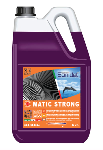 MATIC STRONG HC /Detergent cu spumare redusă pentru maşinile de spălat pardoseli