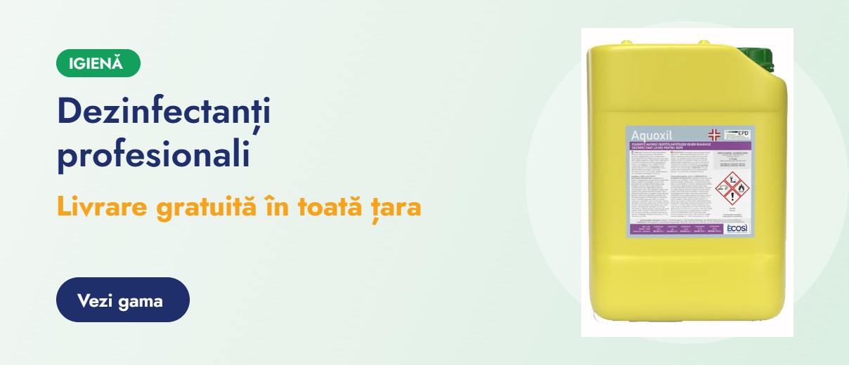 Dezinfectanți profesionali – livrare gratuită în toată țara